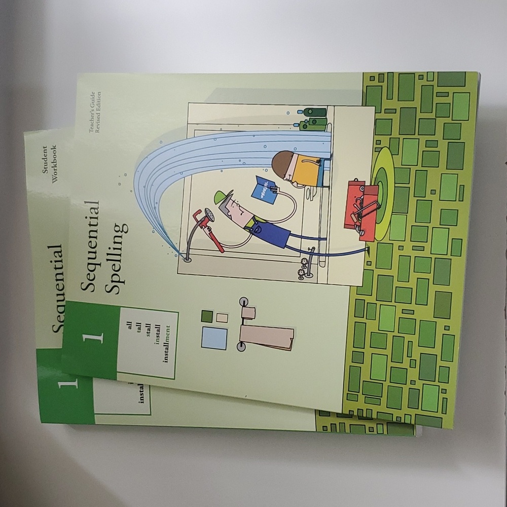 NEW Sequential Spelling Level 1 Student Workbook Teacher Guide Set Homeschool